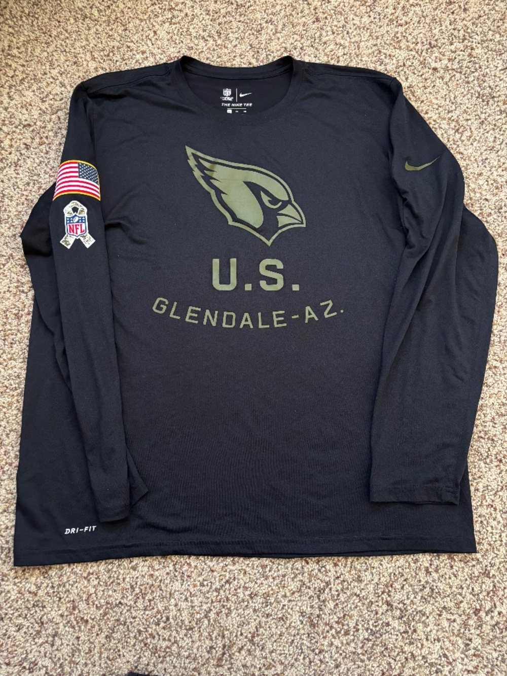 Nike Arizona Cardinals Salute To Service Long Sleeve T-Shirt